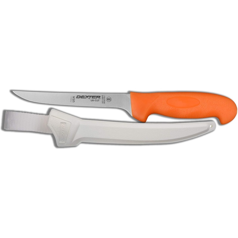 Dexter 6″ Moldable Handle fillet knife with sheath