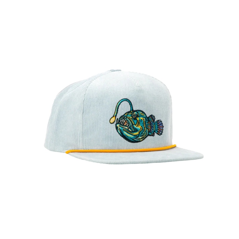 BAJIO Anglerfish Flat Brim Corduroy – Light Blue One Size