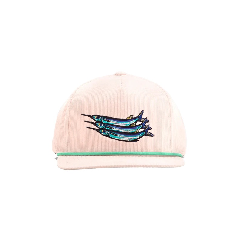 BAJIO Ballyhoo Flat Brim Corduroy – Light Pink One Size