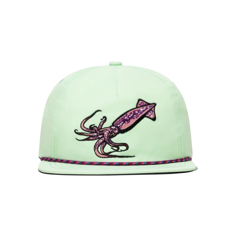 BAJIO Squid Performance Hat – Light Green One Size