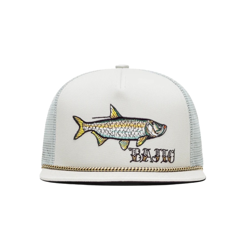 BAJIO Tarpon Trucker Hat – Grey One Size