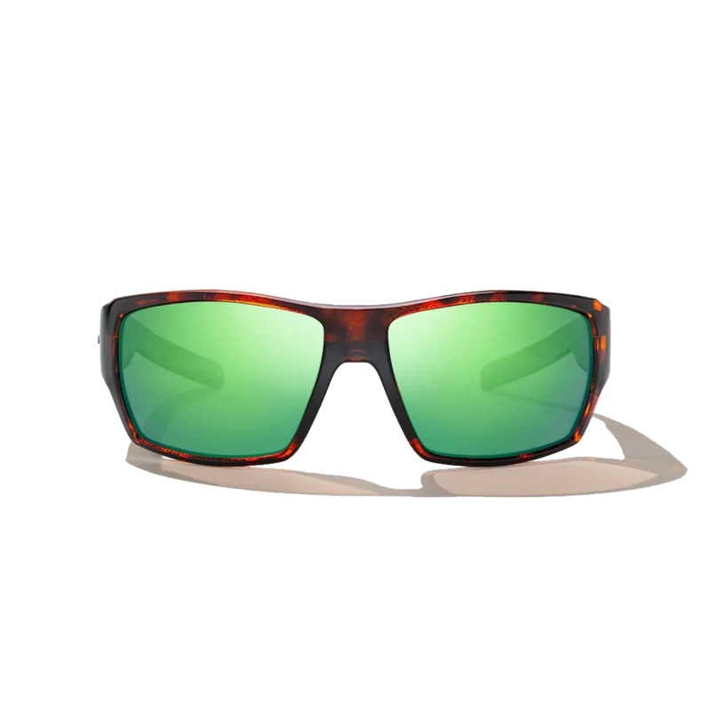 BAJIO Vega Brown Tortoise Matte | Green Mirror Glass