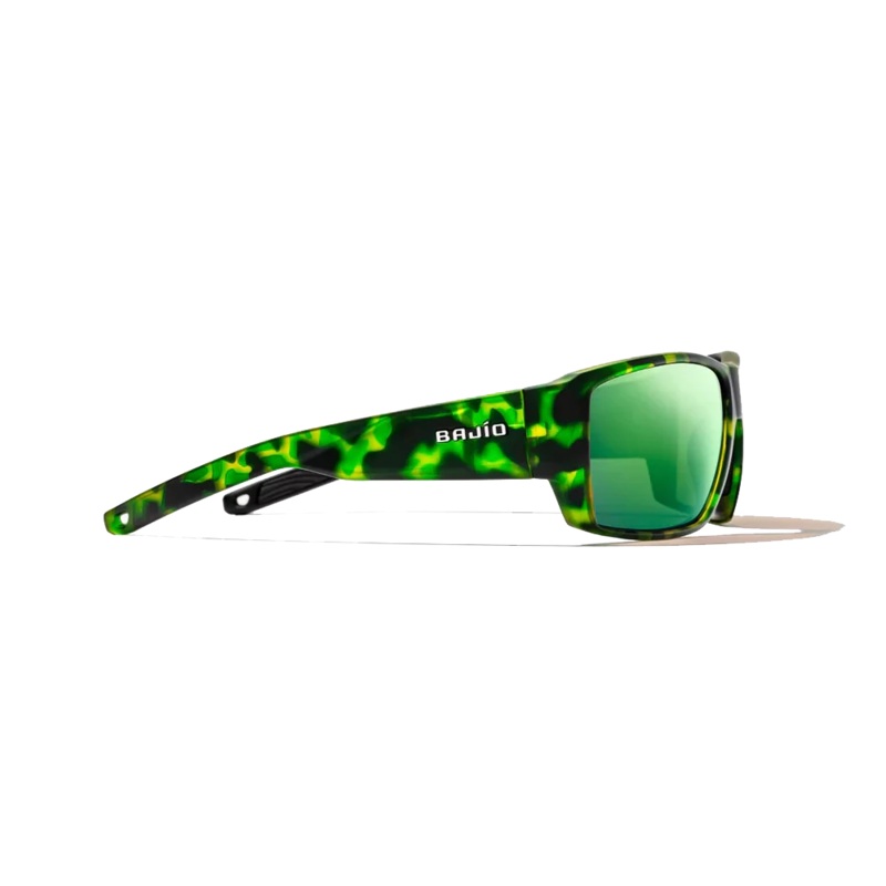 BAJIO Vega Green Tortoise Matte | Green Mirror Glass