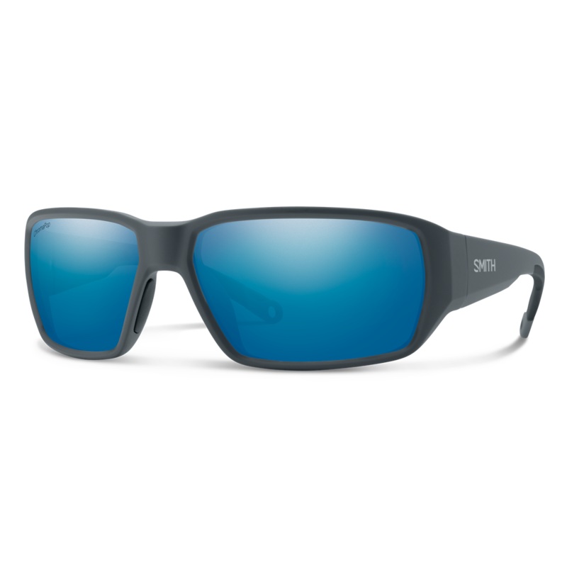 SMITH Hookset Matte Slate | ChromaPop Glass Polarized Blue Mirror