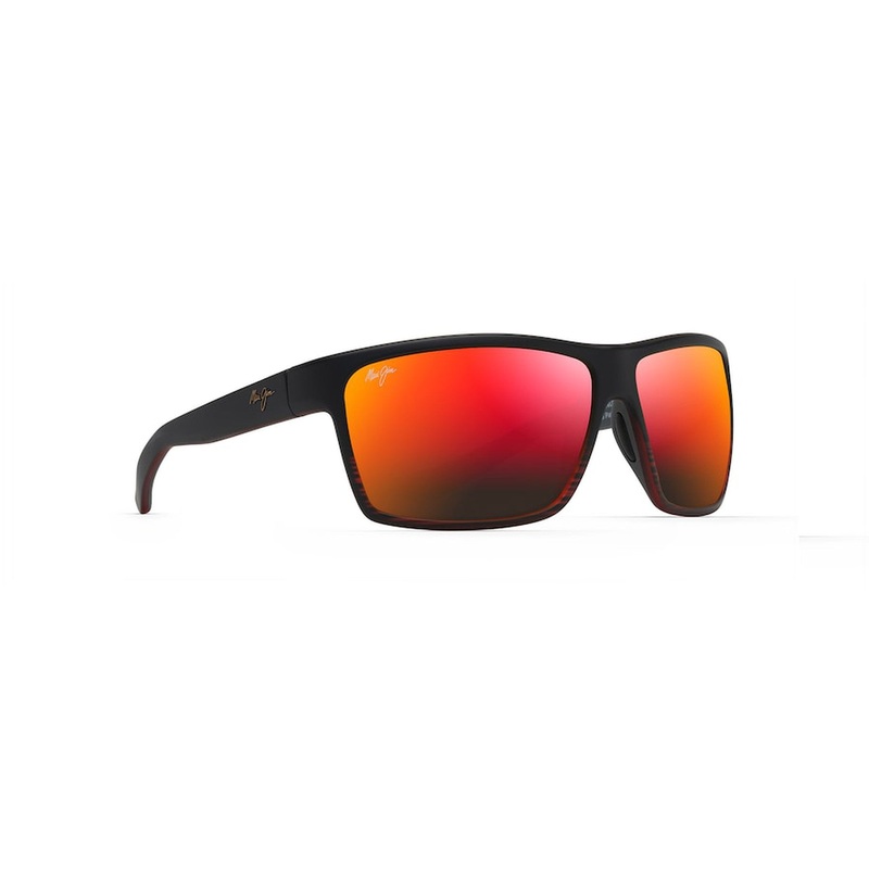 MAUI JIM Alenuihaha Sunglasses Burgundy Stripe | HAWAII LAVA