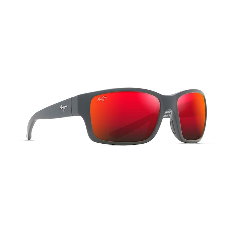 MAUI JIM Mangroves Sunglasses Matte Black| Hawaii Lava
