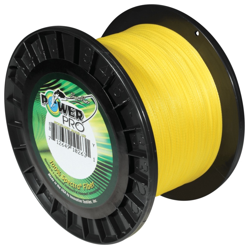 PowerPro Braid 3000 Yards Hi-VIs Yellow 200#