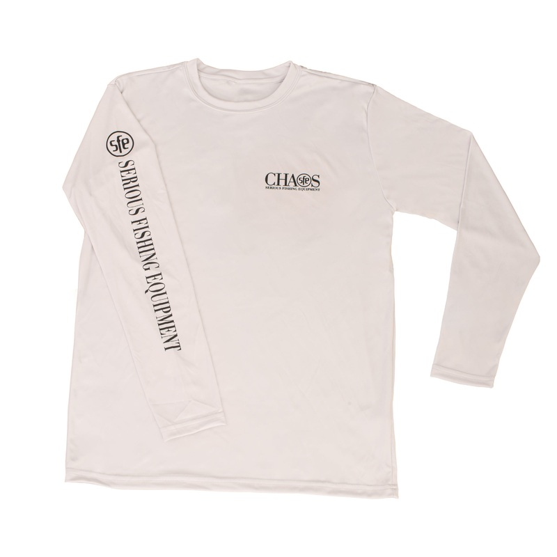 CHAOS “SFE” Logo BW Men’s Xtreme-Tek Long Sleeve Shirt