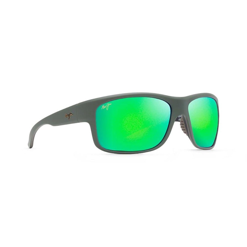 MAUI JIM Southern Cross Sunglasses Soft Matte Khaki with Brown and Black | MAUIGreen