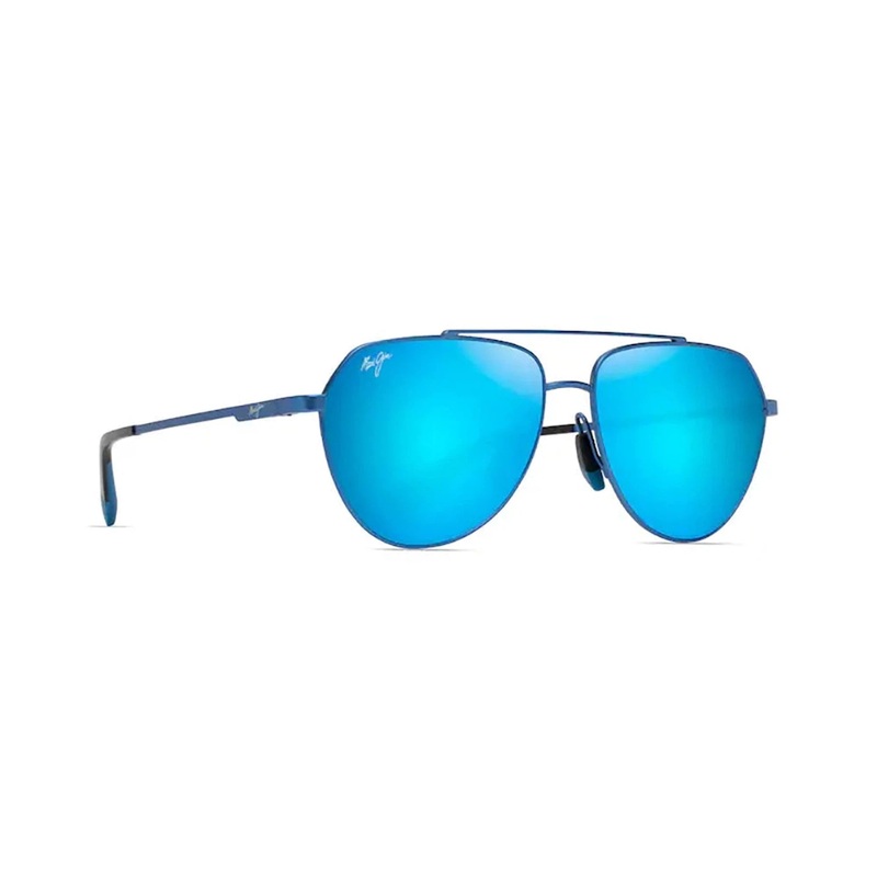 MAUI JIM Waiwai Sunglasses Matte Transparent Blue |  Blue Hawaii