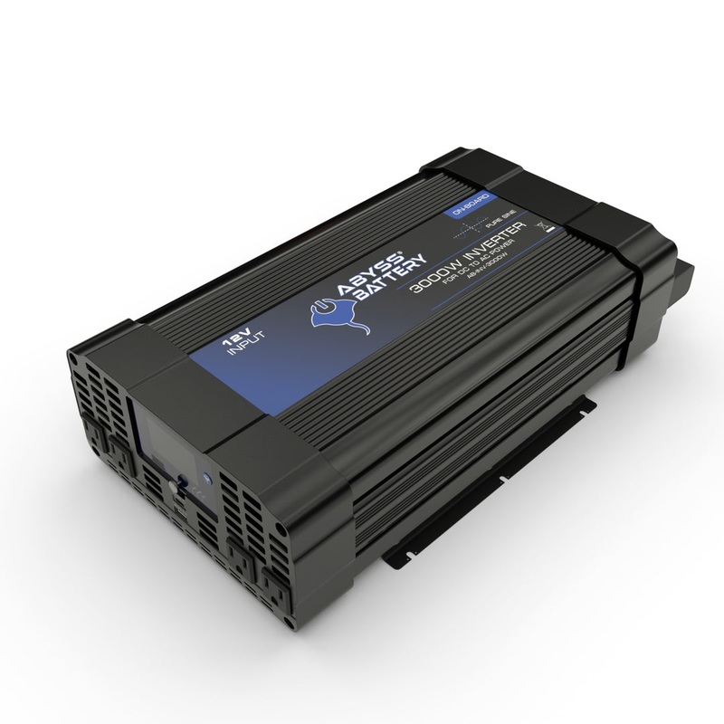 ABYSS 12V 3000W DC to AC Inverter – Pure Sine Wave