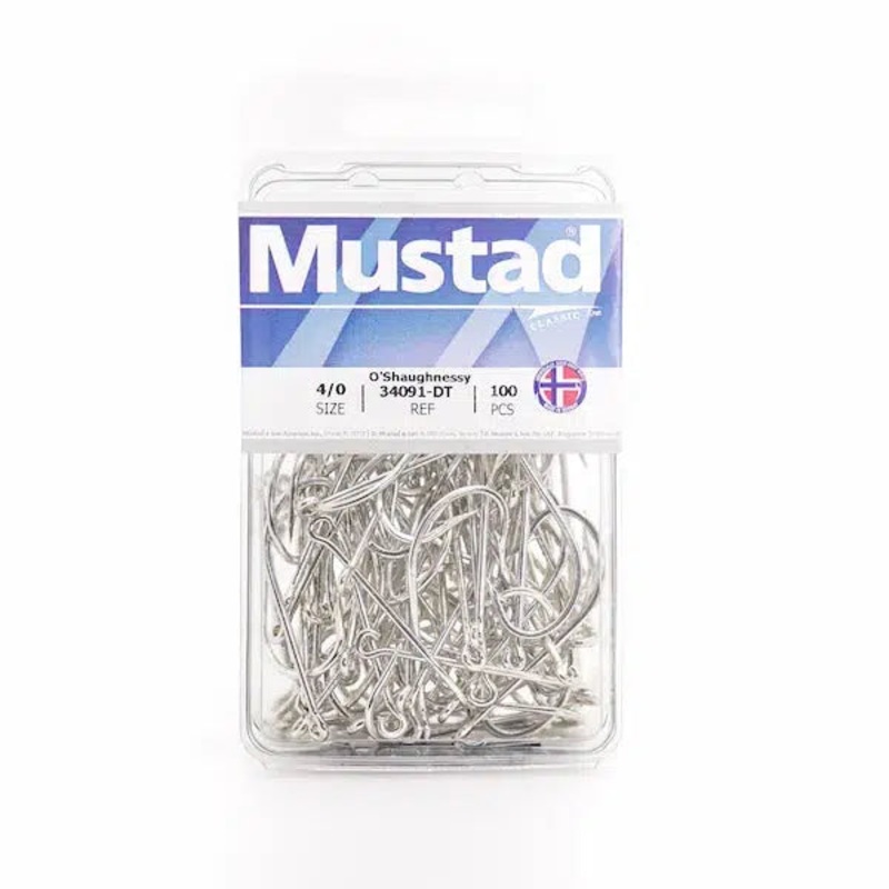 Mustad 34091 O’Shaughnessy Open Ring Duratin Hook
