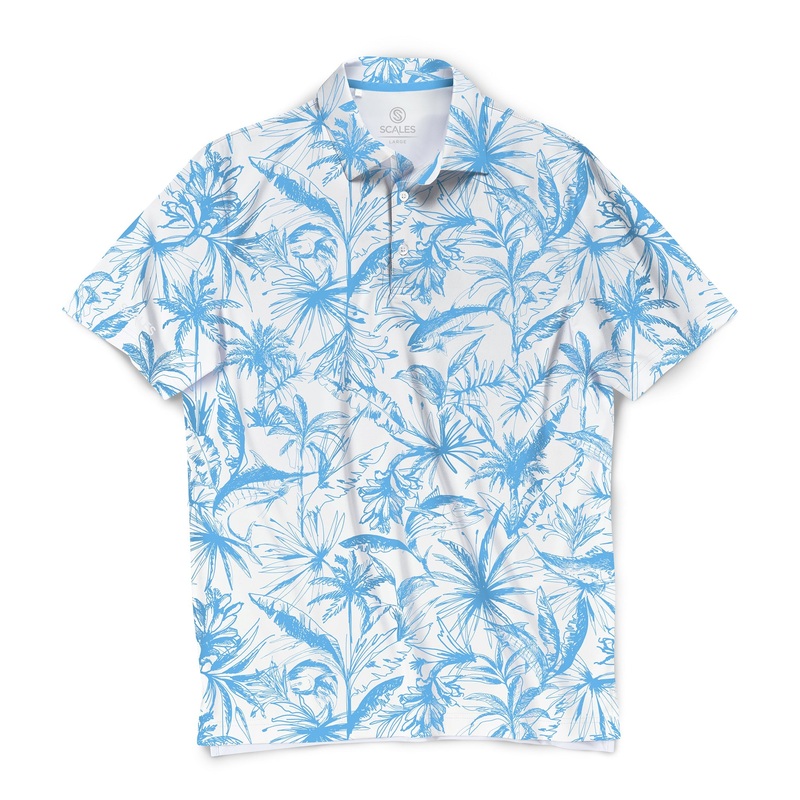 SCALES Loose Lines Short Sleeve Polo
