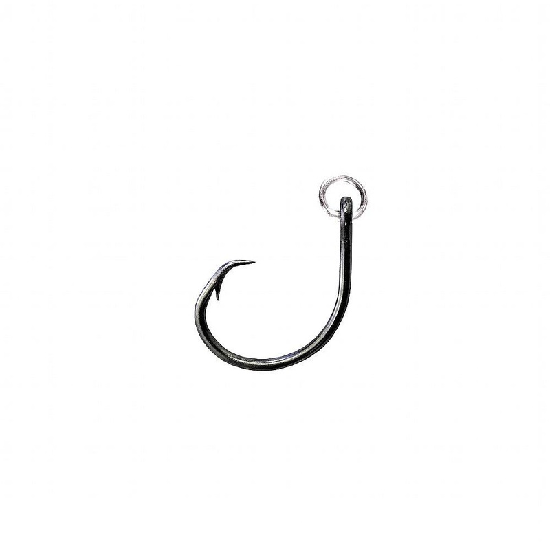 Mustad Ringed Demon Offset Circle Hook Black Nickel – R39943NP