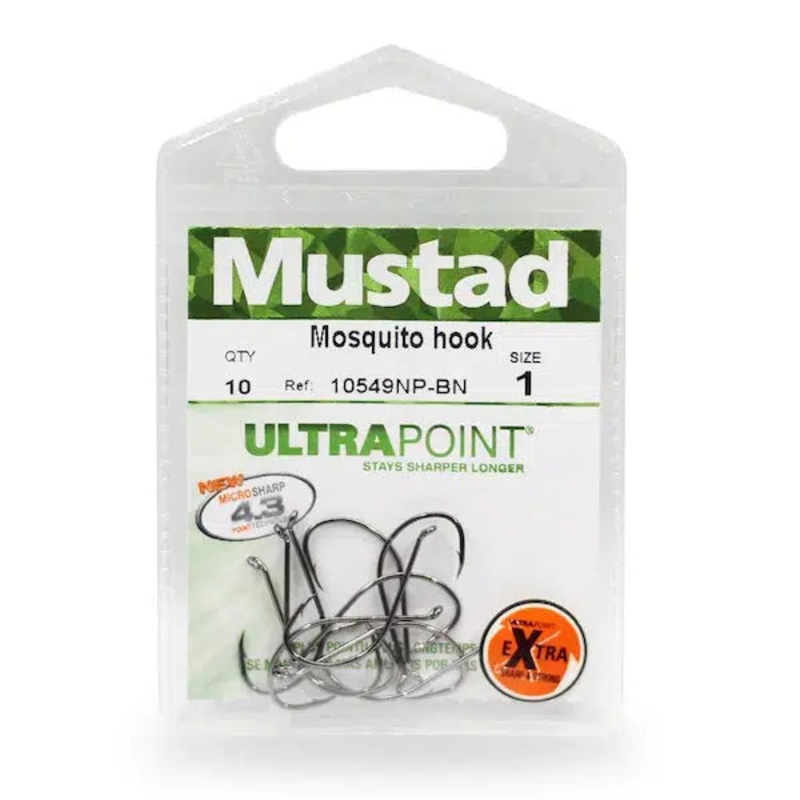 Mustad Select Finesse Hook Black Nickle – 1X FINE