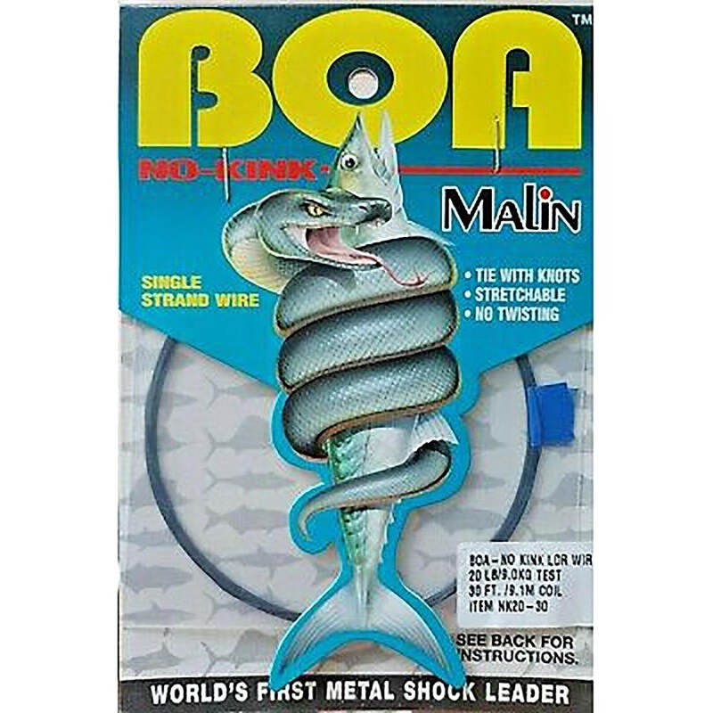 Malin No-Kink Titanium shock leader wire – 40#