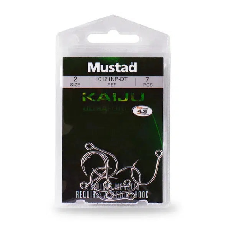 Mustad Kaiju In-Line Duratin Single Hook – 10121NP