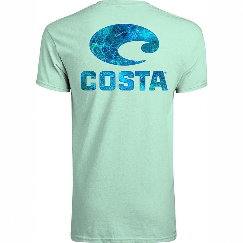 Costa Mossy Oak Coastal Inshore Men’s Short Sleeve Crew T-Shirt