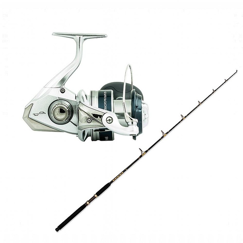 Shimano SARAGOSA SW A 10000PG with SPC 15-30 6’6″ CHAOS Gold Combo