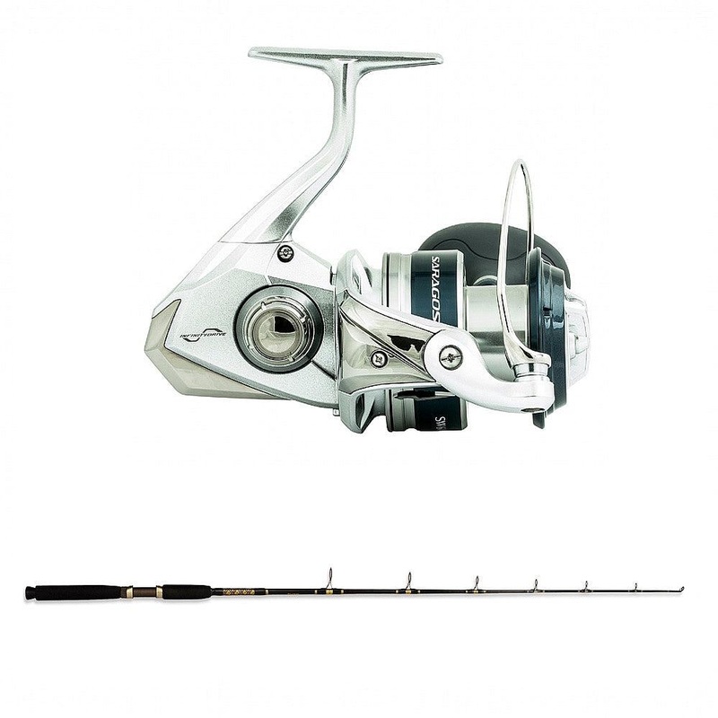 Shimano SARAGOSA SW A 20000PG with SP 12-20 6’6″ CHAOS Gold Combo