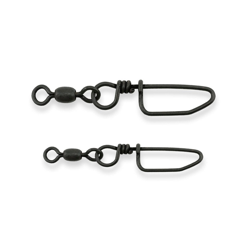 AFW Brass Coastlock Snap Swivels – Black