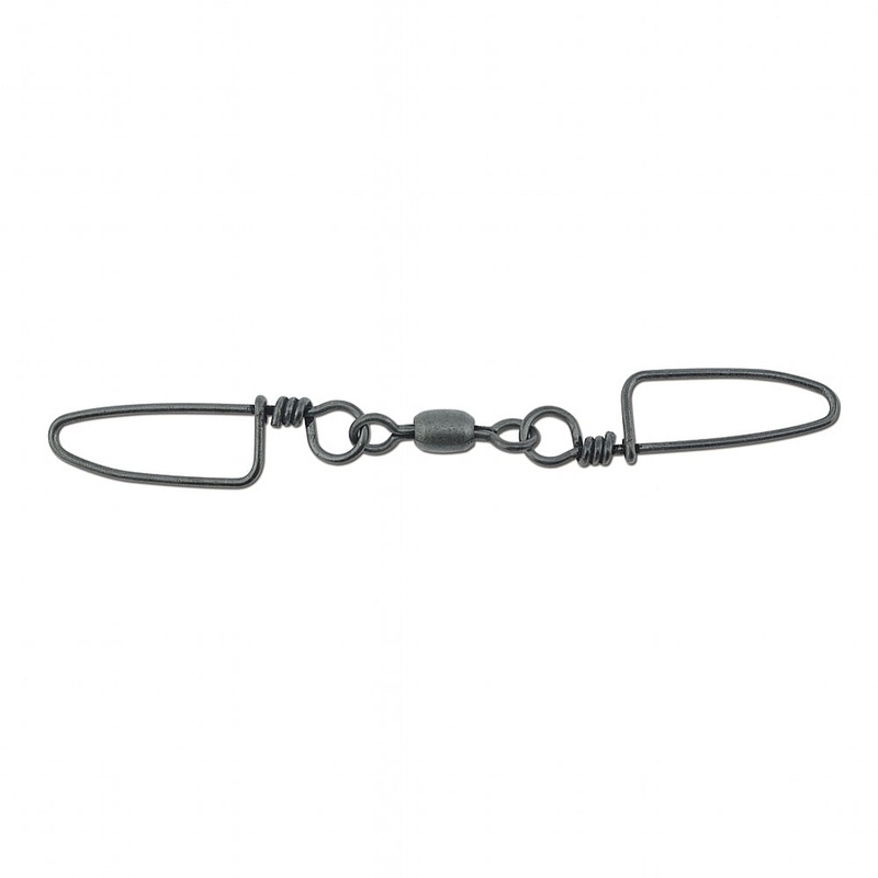 AFW Brass Dual Coastlock Snap Swivels – Black
