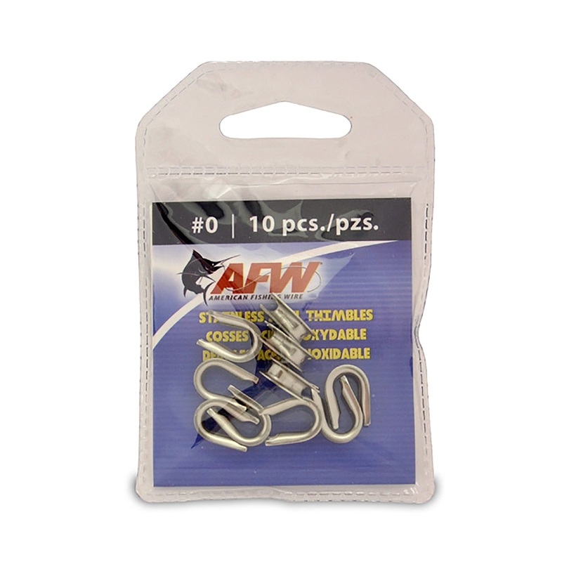 AFW Stainless Steel Thimbles, U-Shape .079 – 10pc