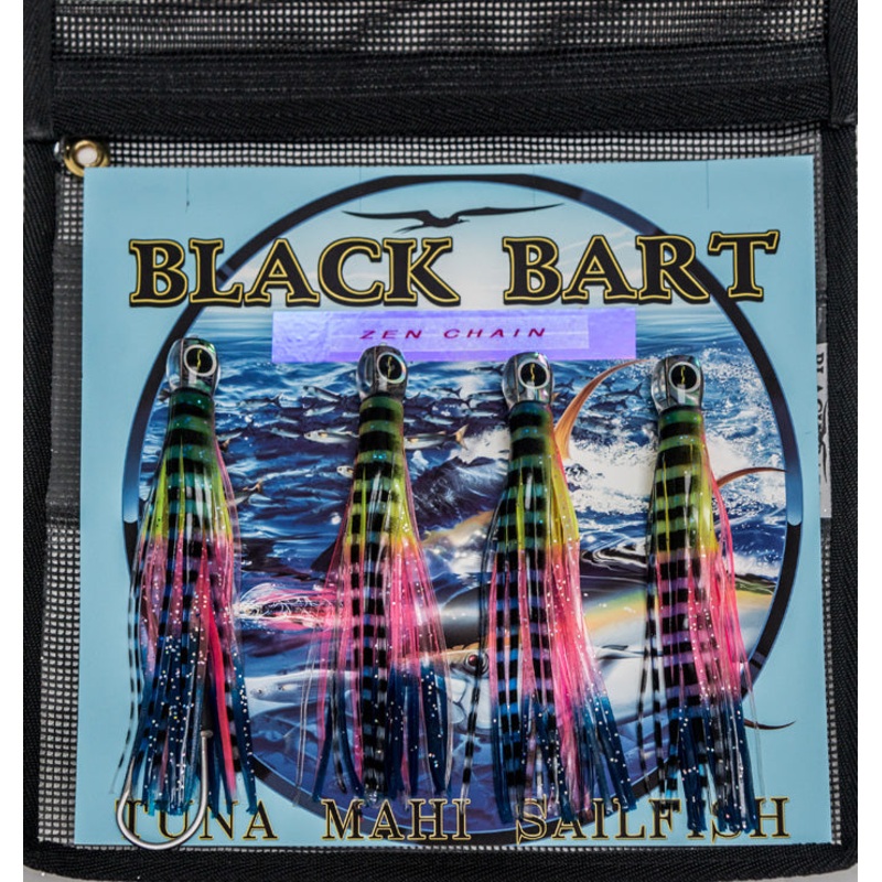 BLACK BART Zen Chain – Blue-Pink Tiger/Rainbow