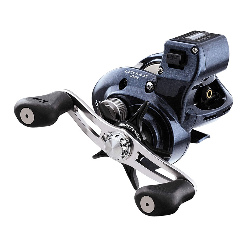 Daiwa Lexa Line Counter Baitcasting Reel 100H Left