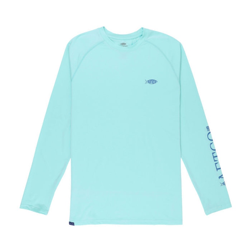 AFTCO Men’s Yurei Long Sleeve Air-O-Mesh Performance Shirt