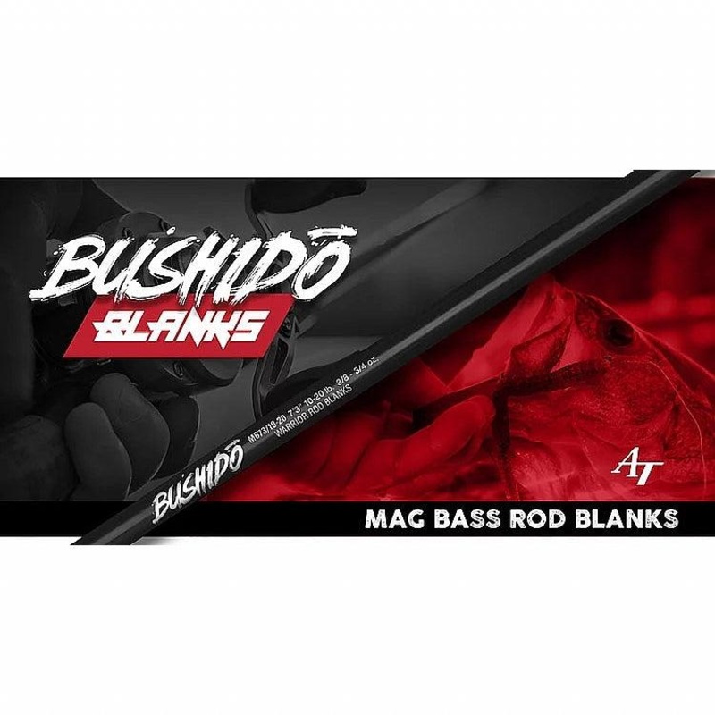 American Tackle Bushido 6’8″ Mag Bass 12-20 lb. Heavy Rod Blank