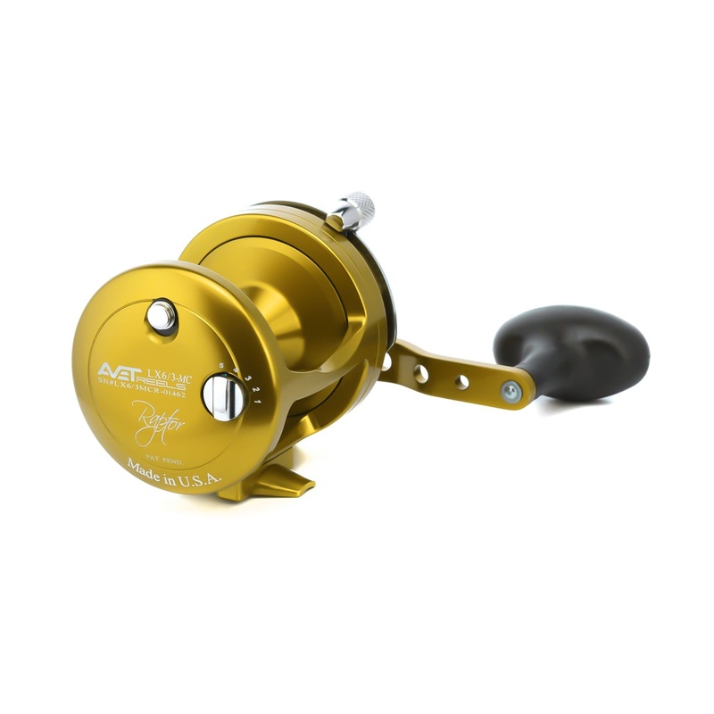 AVET LX 6/3 MC Raptor 2SPD Right Hand – Gold