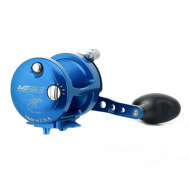 AVET MXL 6/4 2SPD MC Raptor Right Hand – Blue