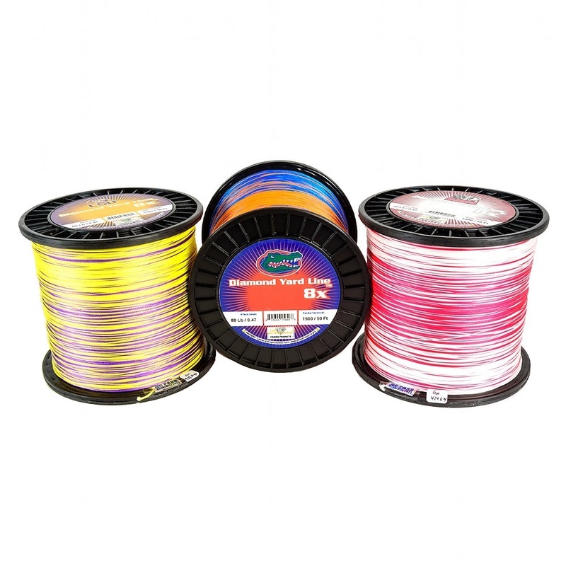 Diamond Yard Line Jigging Series 8X Solid Braided Line – 1500 Yards