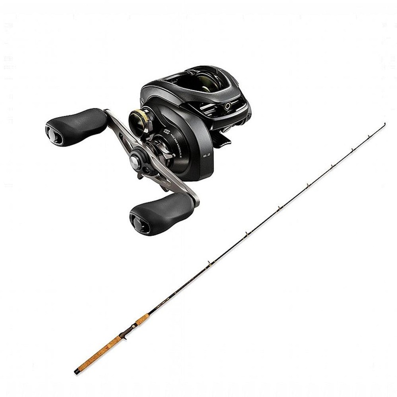 Shimano Curado DC 151 with PGC 8-17 7’0″ CHAOS Gold Combo