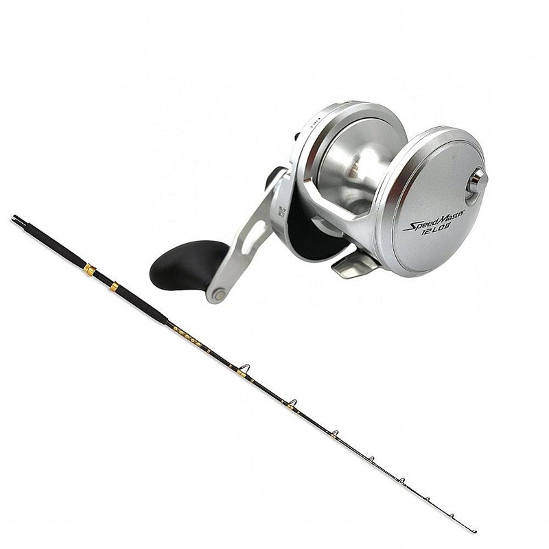 Shimano SpeedMaster II 20SPM with KC 20-40 6’6″ Composite CHAOS Gold Combo