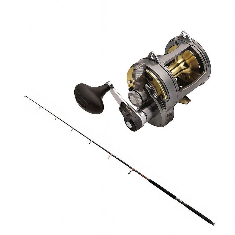 Shimano TALICA 20II Lever Drag w/ KC 20-40 7′ Composite Live Bait Rod Hurricanes