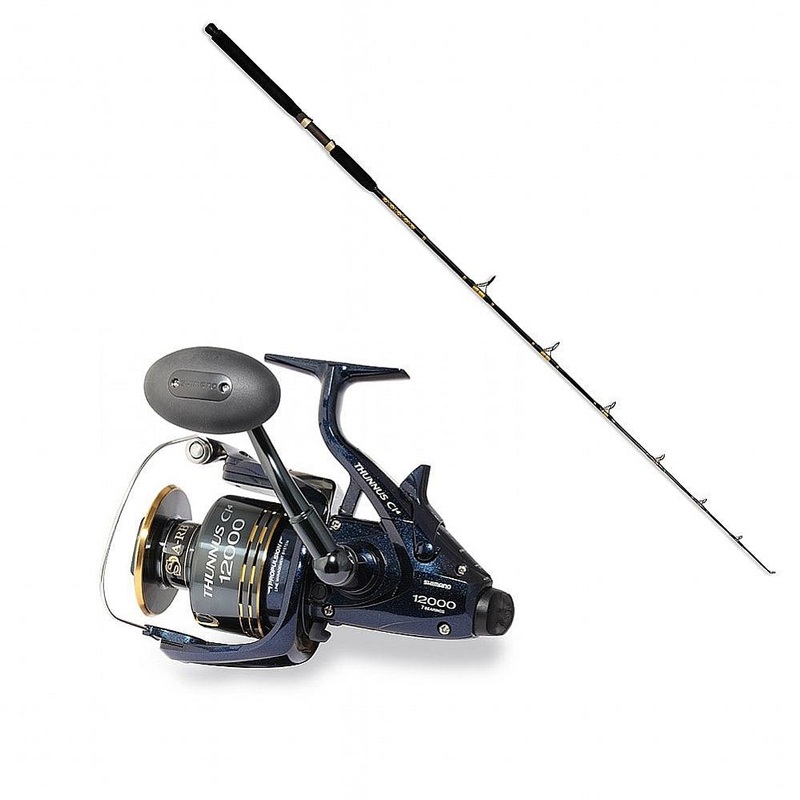 Shimano THUNNUS 6000 CI4 SW SPIN with SPC 10-25 7′ CHAOS Gold Combo