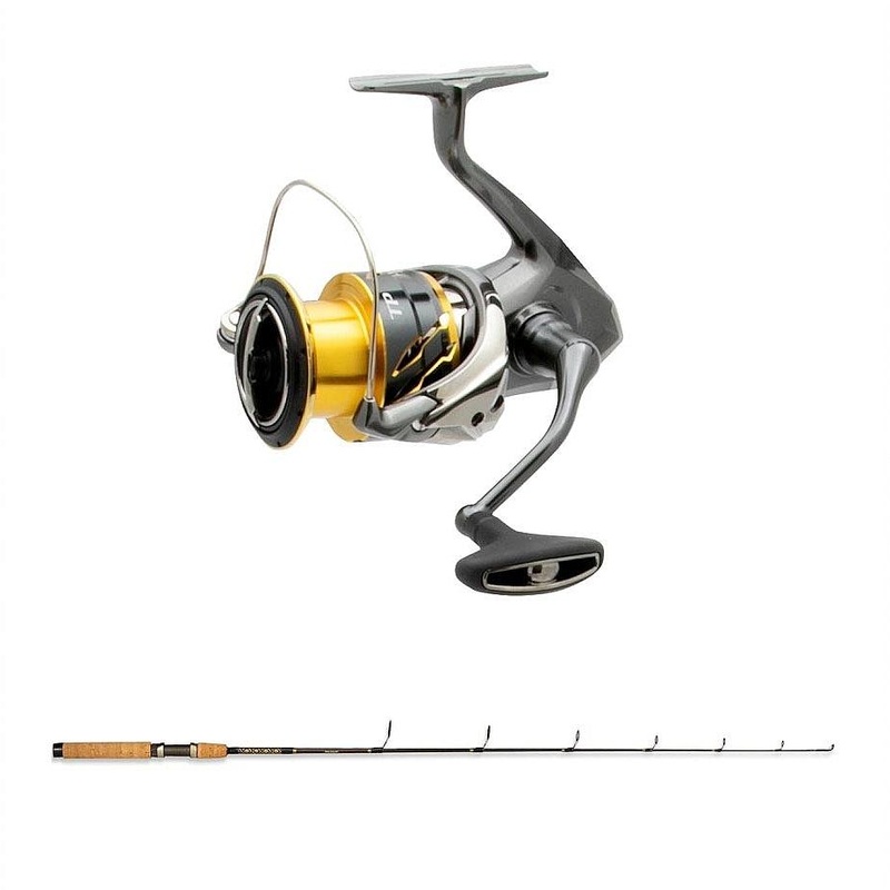 Shimano TWIN POWER 2500 FD with CHAOS SPGC 8-17 7FT Gold Combo