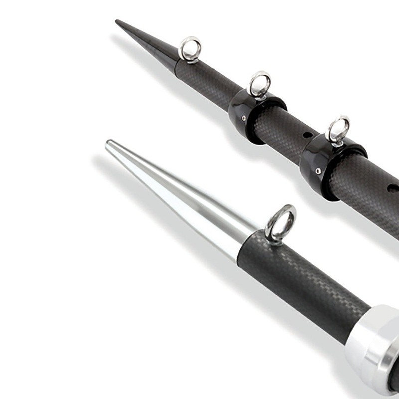Tigress 18′ X 1 1-2″ XD 3K Carbon Fiber Telescoping Outriggers – Black/Black
