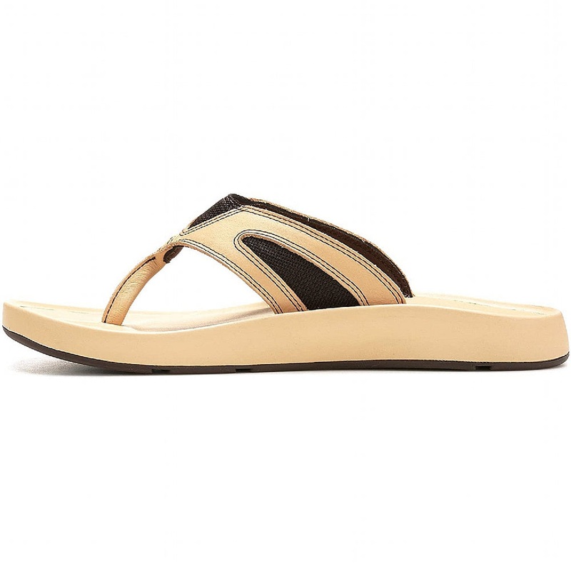 Xtratuf Men’s South Shore Leather Flip-Flop Tan