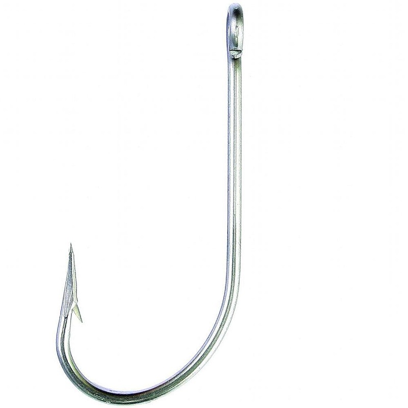 Eagle Claw 254SSA O’Shaughnessy Non-Offset Stainless Steel Hooks – 100PK