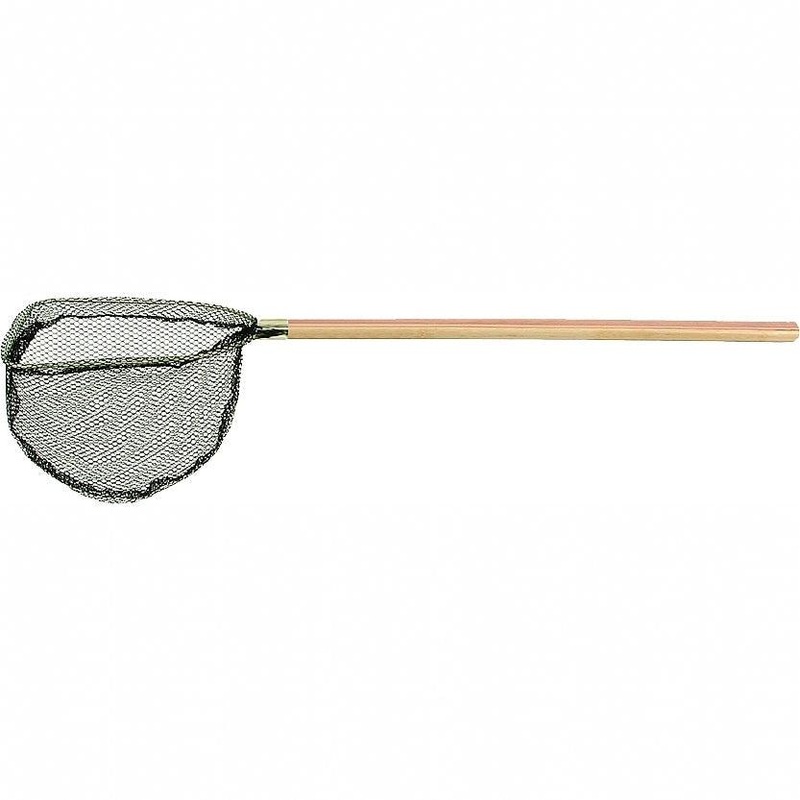 Promar LN-401 Floating 16″ Wood Handle Bait Net 8 x 8