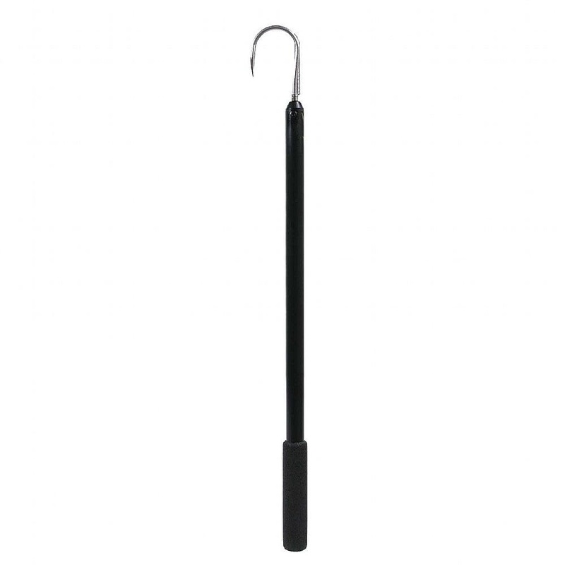 Sea Striker Gaff 8′ Long  3″ SS HOOK – Black
