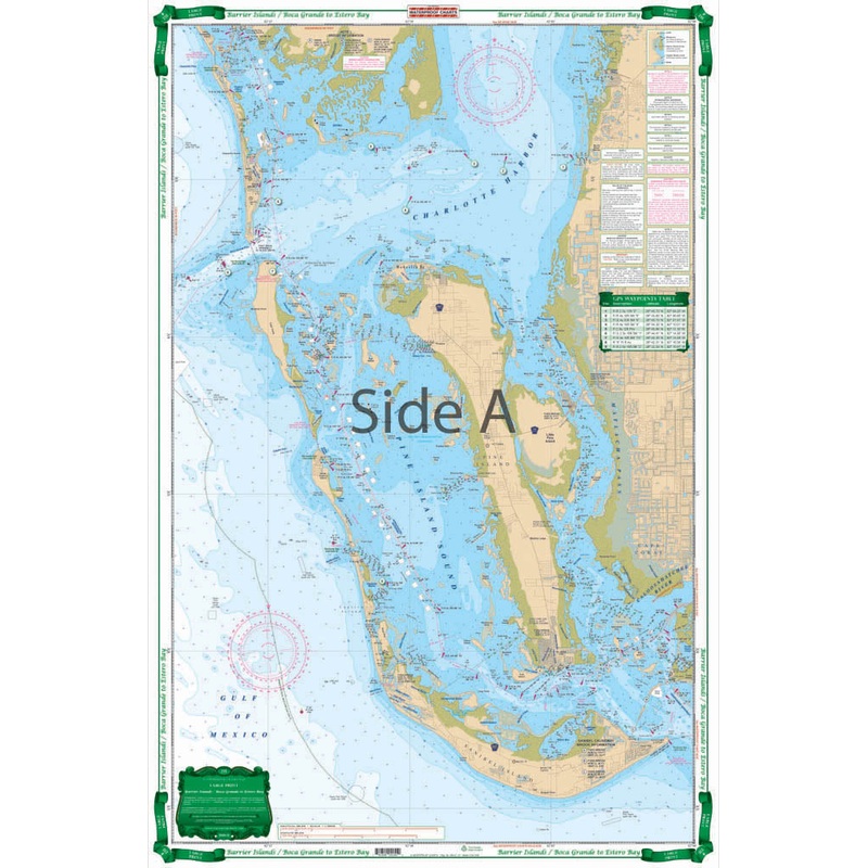 Waterproof Charts 25E Barrier Islands – Boca Grande to Estero Bay