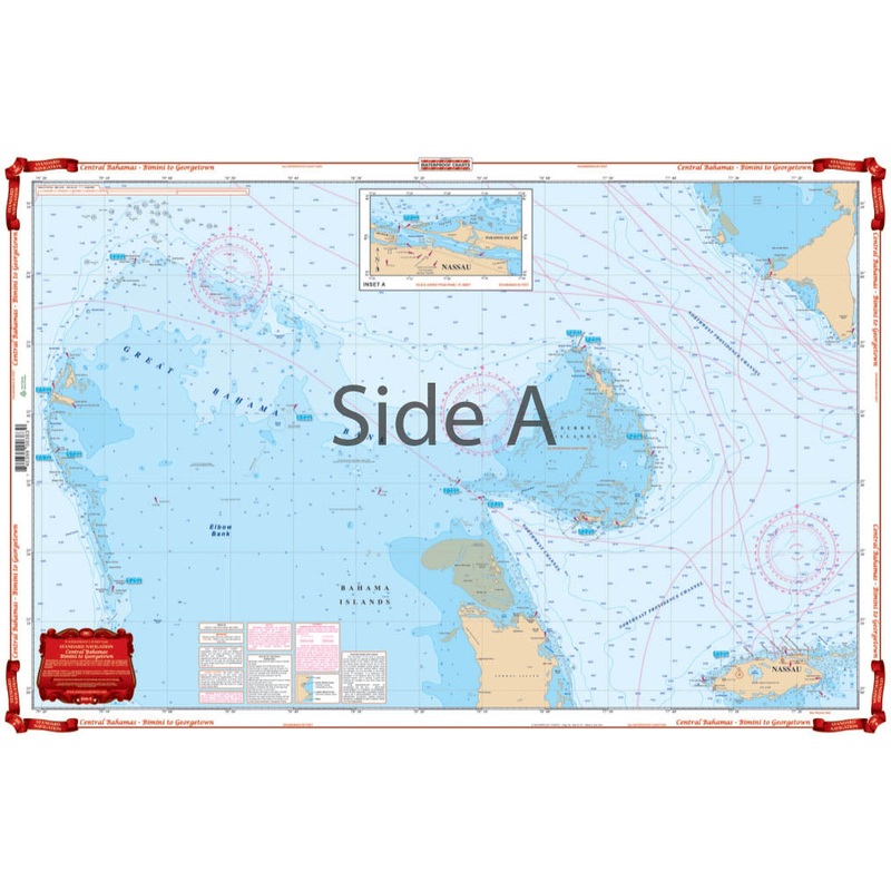 Waterproof Charts 38C Central Bahamas – Bimini to Georgetown