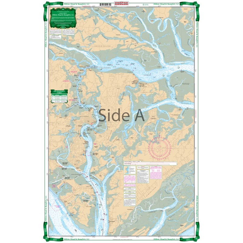 Waterproof Charts 93E Hilton Head & Beaufort – Large Print