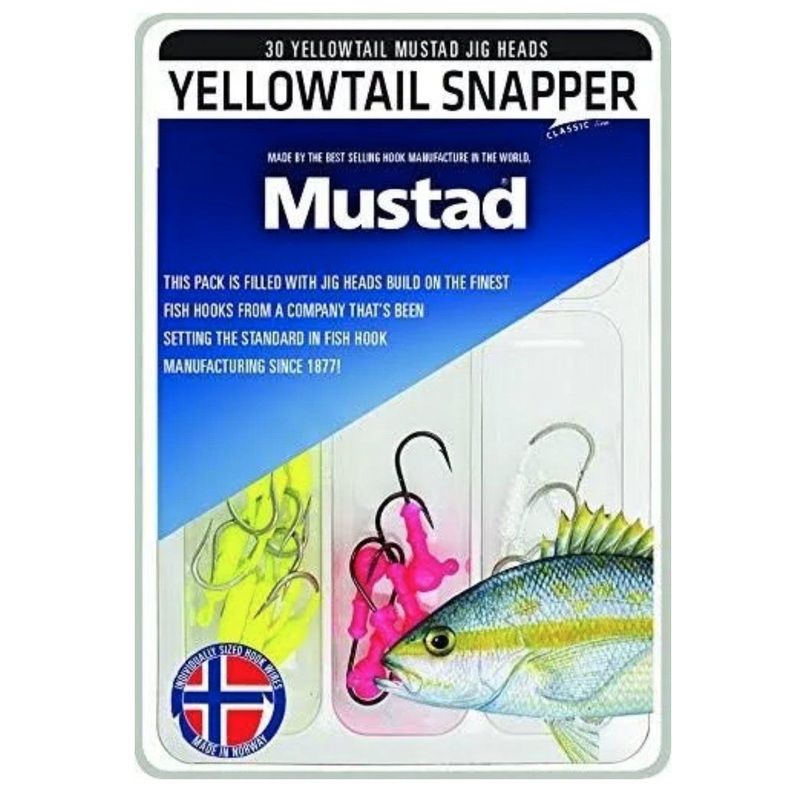 Mustad Yellowtail Snapper Jig Head Kit