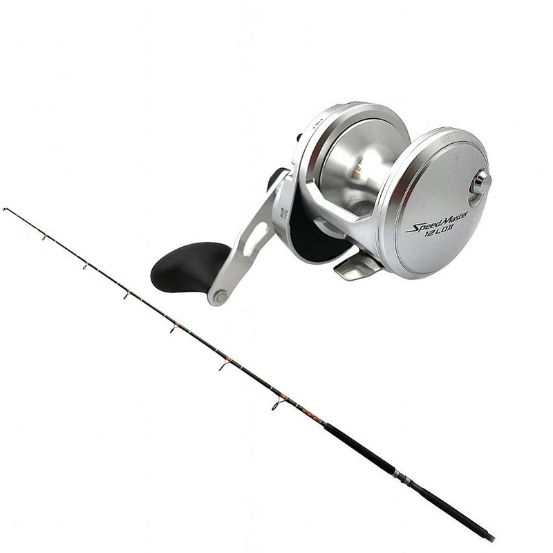 Shimano SpeedMaster II 20SPM w/ KC 20-40 7′ Composite Live Bait Rod Hurricanes