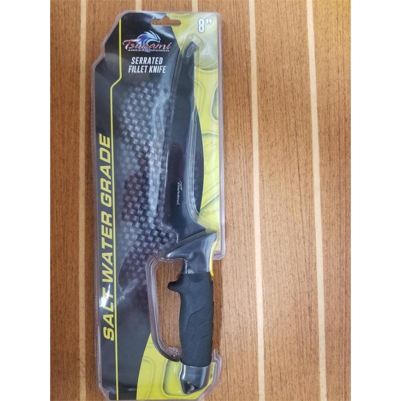 Tsunami 8″ Stainless Serrated Knife